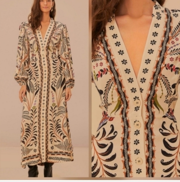 Ulla Johnson Dresses & Skirts - Farm Rio Nature Sand Maxidress
